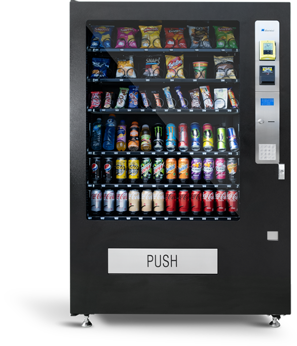 M-Series M6000 vending machine grid layout.