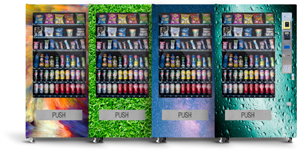 Custom M-Series vending machines designed to fit specific needs.